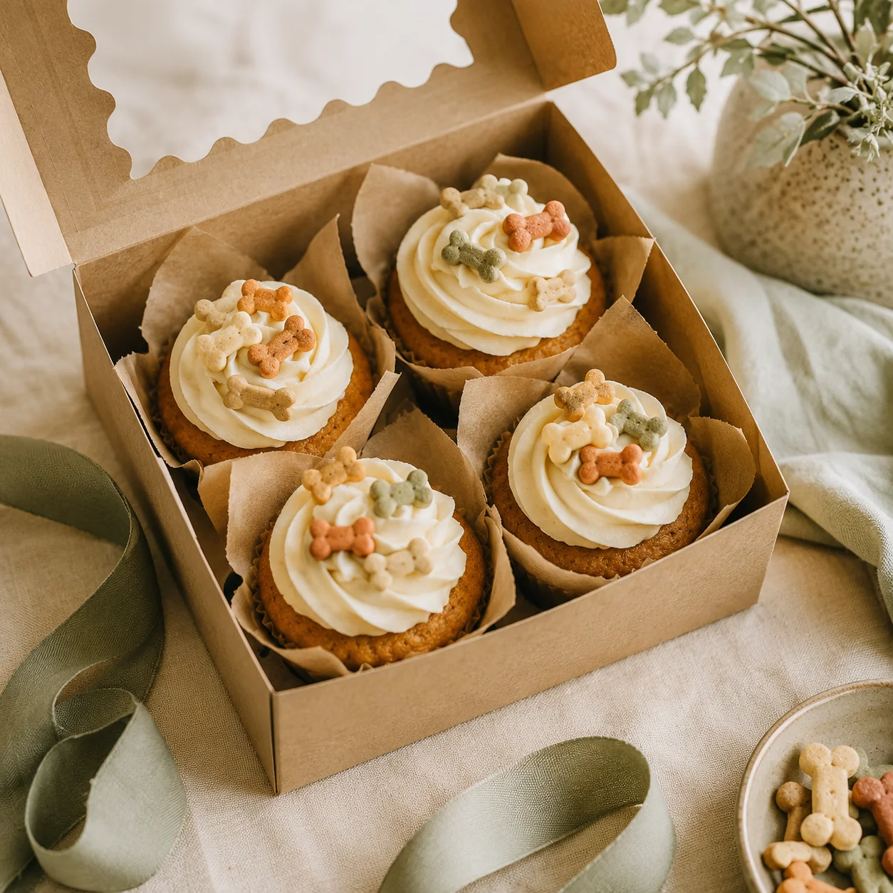 Box of pupcakes