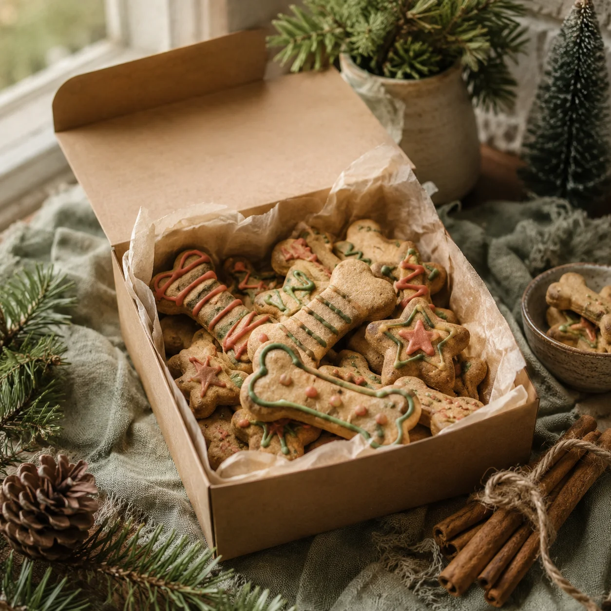 Holiday dog treat bundle